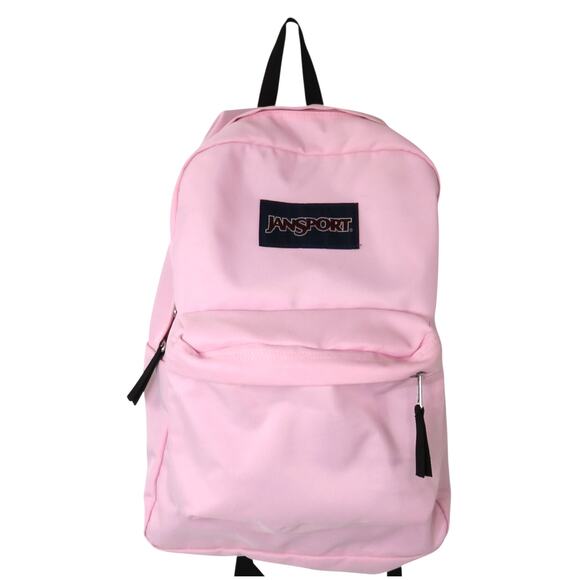 Jansport Superbreak Backpack Misty Pink Light Pink Classic Backpack JS00T501 main image 11